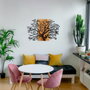 Wallity Kavak Accesorio Decorativo de Pared Negro y Nogal